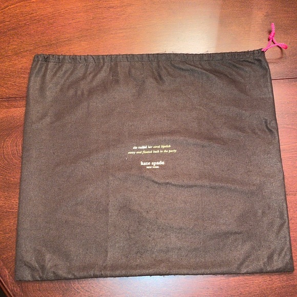 Kate Spade Leather Taupe Fold-over Bag - Picture 11 of 12